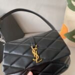 Saint Laurent Le 57 Quilted Leather Shoulder Bag Black 21Cm 698567AAAO01000 - Image 4