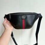 Gucci Ophidia Small Belt Bag Black 30Cm ‎839106 AAE1B 1043 - Image 3