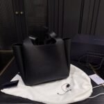 Prada Small Leather Tote Bag Black 24Cm 1BG335 2DKV F0632 V ONM - Image 7