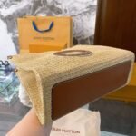 Louis Vuitton Onthego MM Natural Raffia Tan 30Cm M24723 - Image 5