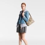 Louis Vuitton Carryall PM Bicolor Monogram Empreinte Dove And Cream 29Cm M47180 - Image 10