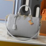 Louis Vuitton Speedy Soft 30 Bag Cloud Grey 30Cm M25670 - Image 4