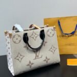 Louis Vuitton Onthego MM Monogram Canvas Beige 35Cm M46912 - Image 2