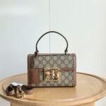 Gucci Padlock Small Top Handle Bag Brown 20Cm 838999 FAD6L 9758 - Image 2