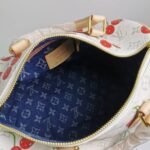 Louis Vuitton X Takashi Murakami Monogram Cerise Speedy 30 White 30Cm - Image 6