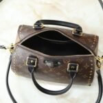 Louis Vuitton Speedy Trunk Bag 25 Monogram Brown 27Cm M26181 - Image 7