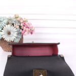 Chanel Medium Boy Bag Black Gold Hardware 25Cm - Image 3