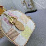 Louis Vuitton Speedy Bandoulière Damier Canvas Peach 20Cm - Image 6