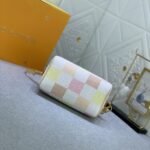 Louis Vuitton Speedy Bandoulière Damier Canvas Peach 20Cm - Image 4