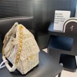 Chanel 25 Small Handbag Tweed And Gold Tone Metal 25Cm AS5293 B21178 NR774 - Image 3