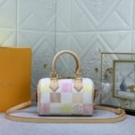 Louis Vuitton Speedy Bandoulière Damier Canvas Peach 20Cm - Image 2