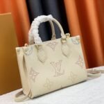 Louis Vuitton Onthego PM Handbag Beige 25Cm M46629 - Image 3