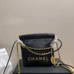 Chanel 22 Mini Handbag Black 23Cm AS3980 B19059 94305 - Image 2