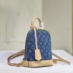 Louis Vuitton Alma Backpack Blue Denim 20Cm - Image 3