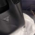 Prada Small Leather Tote Bag Black 24Cm 1BG335 2DKV F0632 V ONM - Image 5