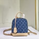Louis Vuitton Alma Backpack Blue Denim 20Cm - Image 2