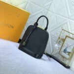 Louis Vuitton Alma Backpack Epi Leather Black 20Cm M25103 - Image 3