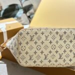 Louis Vuitton Neverfull MM Monogram Jacquard Fabric Multicolor Beige 32Cm M24905 - Image 7