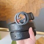 Gucci GG Marmont Reversible Belt Black Maxi 774153 AABZA 1000 - Image 3