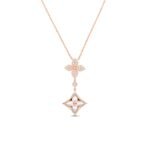 Louis Vuitton Color Blossom Double Star Necklace Q94676