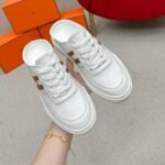 Hermes Keep Sneaker Blanc And Natural H251913ZHA3415 - Image 3