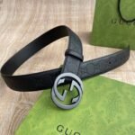 Gucci GG Marmont Reversible Belt Black Maxi 774153 AABZA 1000 - Image 2