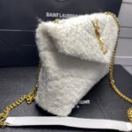 Saint Laurent Small Loulou Boucle Bag White 23Cm - Image 3