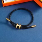 Hermes Rope Chain Bracelet Black - Image 2