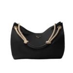 Prada Mariner Large Re Nylon Shoulder Bag Black 48Cm 1BC244 2HG8 F0002 V OOO