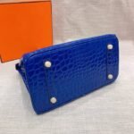 Hermes Birkin 30 Crocodile Gold-Toned Hardware Dark Blue 30Cm - Image 4