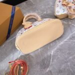 Louis Vuitton X Takashi Murakami Alma BB White Multicolor 24Cm - Image 4