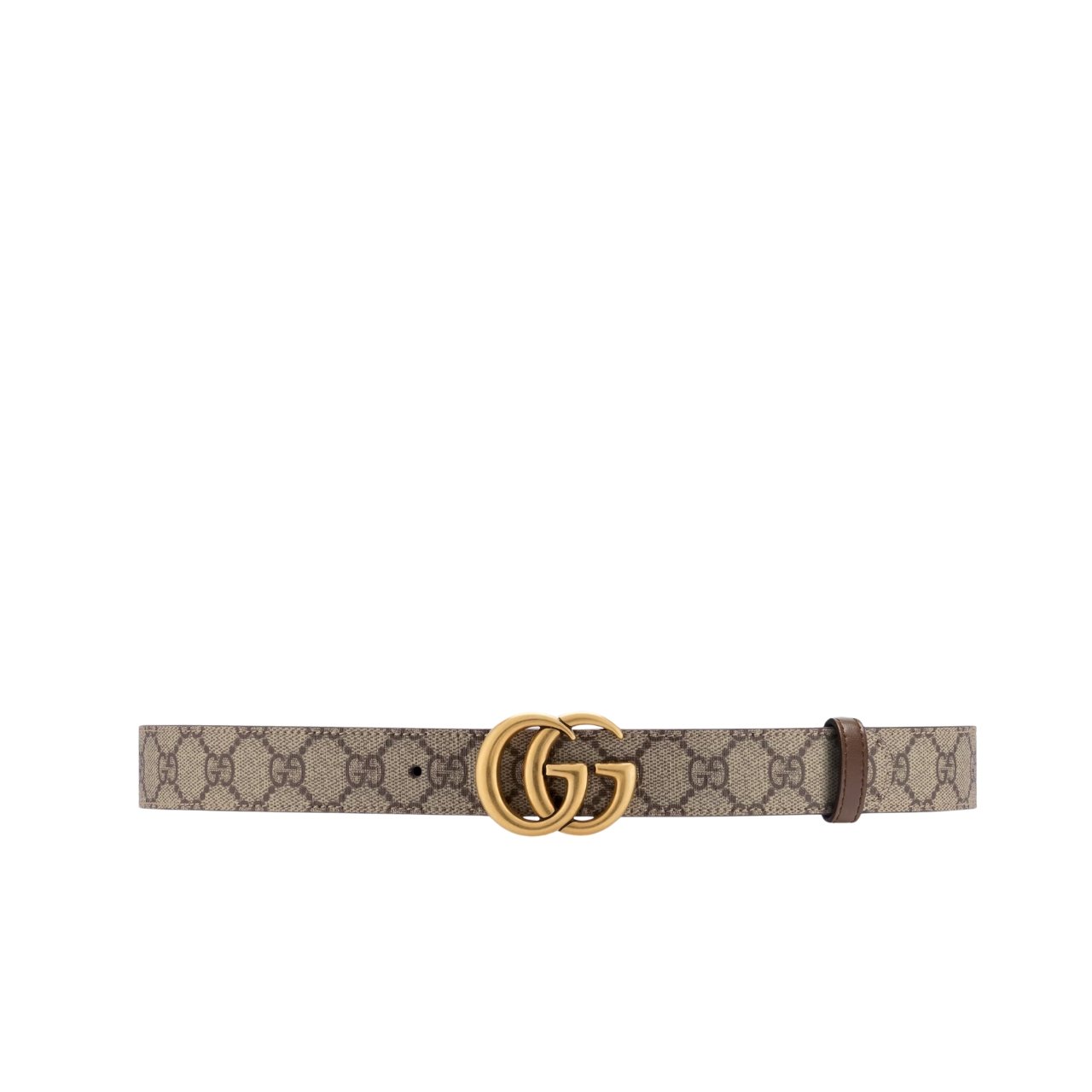 15-1-2 Gucci GG Marmont Reversible Belt Brown Leather 659416 92TIC 8358 - Image 1