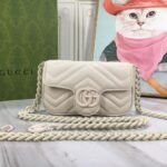 Gucci Women GG Marmont Bag Beige 16Cm 699757 UM8KV 9022 - Image 2