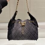 Chanel 25 Small Handbag Washed Denim Black 26Cm AS5293 B20520 U0725 - Image 3