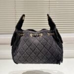 Chanel 25 Small Handbag Washed Denim Black 26Cm AS5293 B20520 U0725 - Image 8