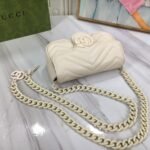 Gucci Women GG Marmont Bag Beige 16Cm 699757 UM8KV 9022 - Image 5