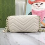 Gucci Women GG Marmont Bag Beige 16Cm 699757 UM8KV 9022 - Image 6