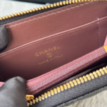 Chanel Classic Zipped Coin Purse Wallet Gold Tone Metal Black 11Cm AP0216 Y01588 C3906 - Image 6