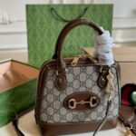 Gucci Horsebit 1955 Beige Dark Brown 20Cm - Image 3