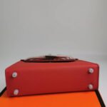 Hermès Mini Kelly Red 19Cm - Image 4