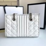 Gucci GG Marmont Small Tote Bag White 26Cm 681483 UM8BN 9022 - Image 5