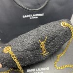 Saint Laurent Small Loulou Boucle Bag Black 23Cm - Image 3