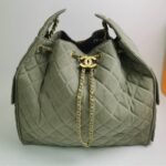 Chanel 25 Medium Handbag Suede Grey 34Cm AS5293 B18799 NACAA - Image 2