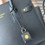 Saint Laurent Sac De Jour Baby In Grained Black 32Cm 717448DTI0W1000 - Image 3