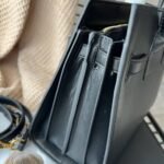 Saint Laurent Sac De Jour Baby In Grained Black 32Cm 717448DTI0W1000 - Image 4