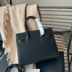 Saint Laurent Sac De Jour Baby In Grained Black 32Cm 717448DTI0W1000 - Image 5