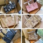 Louis Vuitton Onthego East West Bag Creme Beige 25Cm M23698 - Image 3