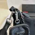 Prada Re Edition 2005 Re Nylon Bag Black 26Cm - Image 5