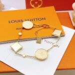 Louis Vuitton Color Blossom BB Bracelet Gold Tone With Blue Q05979 - Image 3