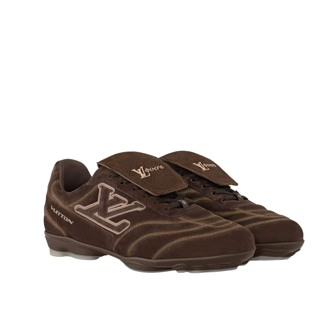 198-4 Louis Vuitton LV Footprint Soccer Brown 1AHTY0 - Image 1